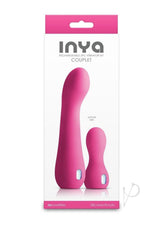 Inya Couplet Rechargeable Silicone Vibrators (2pc Set) Pink