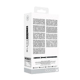 Ouch! Black & White Silicone Bit Gag With Adjustable Bonded Leather Straps Black