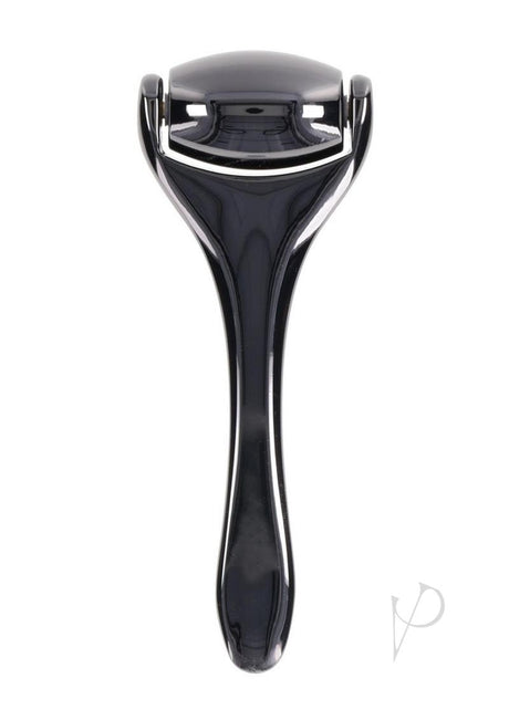 Sex and Mischief Ex's & Oh's Temperature Play Roller Black for sensual temperature play on skin.