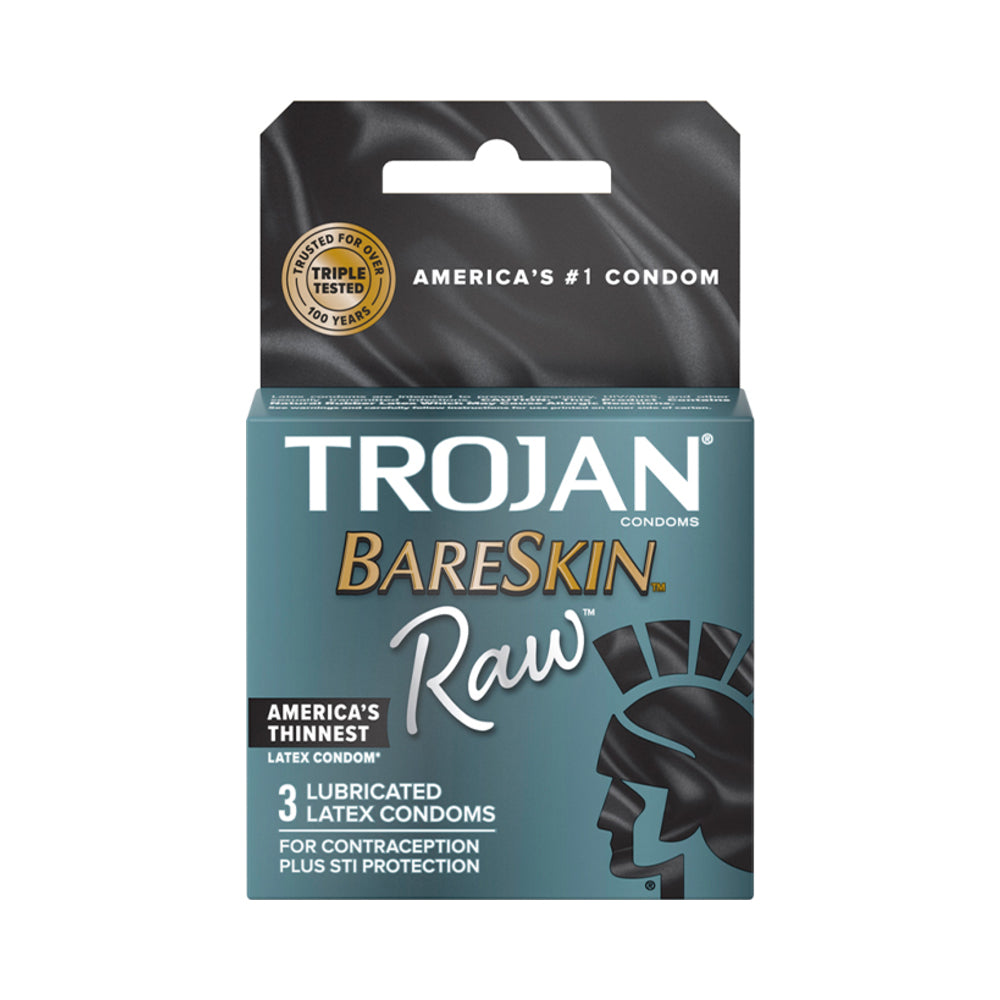 Trojan Bareskin Raw 3-Pack Condoms