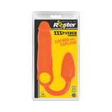 Rooster XXXPANDER Smooth Penis Extender Sheath with Cockring & Anal Plug Orange