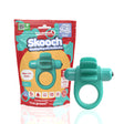Screaming O 4B Skooch Vibrating Cock Ring Kiwi with flexible fins in packaging.