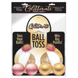Glitterati Ball Toss Bachelorette Party Game packaging with balls for tossing in fun party competition.