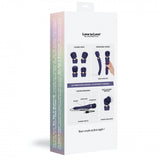 Love to Love Brush Crush Rechargeable Textured Head Wand Vibrator Midnight Indigo