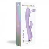 Love to Love Bunny & Clyde Rechargeable Tapping Rabbit Silicone Vibrator Viva Mauve