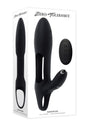 Zero Tolerance Nautilus Vibrating Penis Sleeve Black packaging with remote control for enhanced pleasure.
