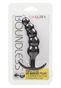Boundless Vibrating X5 Beaded Silicone Anal Plug Black