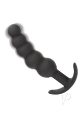 Boundless Vibrating X5 Beaded Silicone Anal Plug Black - Image 2