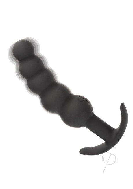 Boundless Vibrating X5 Beaded Silicone Anal Plug Black - Image 2