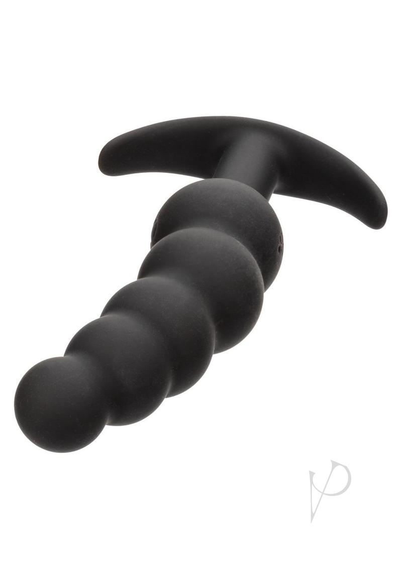 Boundless Vibrating X5 Beaded Silicone Anal Plug Black - Image 3