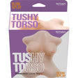Tushy Torso Blow Up Doll with Vaginal Hole inflatable love toy packaging showcasing a playful design.