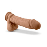 Blush Dr. Skin Silicone Dr. Julian Realistic 9 inches Posable Dildo with Balls & Suction Cup Tan