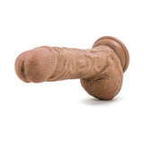 Blush Au Naturel Big Billy 9 inches Posable Dual Density Dildo with Balls & Suction Cup Tan