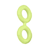 Forto F-81 Liquid Silicone Cock & Ball Double Ring Small Glow