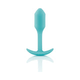 b-Vibe Snug Plug 1 Weighted Silicone Anal Plug Mint