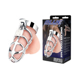 Blue Line Enslave Cock Chastity Cage