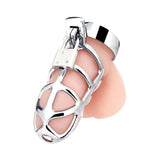 Blue Line Enslave Cock Chastity Cage