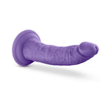 Blush Au Naturel Bold Jack 7 inches Posable Dual Density Dildo with Suction Cup Purple