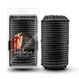 Temptasia 32 Foot Cotton Bondage Rope Black in packaging, showcasing soft, durable cotton for sensual restraint.