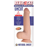 Realcocks Dual Layered Uncut Slider Fat Dick 9 inches Light