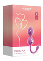 Elektra App Control E-Stim Kegel Training Set packaging by Honey Play Box, featuring a pink design and Kegel trainer.