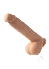 Kenzo App Controlled 9.5 Inch Thrusting Dildo Caramel with realistic sculpted shaft and textured veins