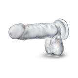 B Yours Diamond Gleam 7 inches Dildo with Balls Clear