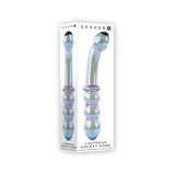 Gender X Lustrous Galaxy Wand 7.3 inches Dual-Ended Glass Dildo Multi-Color