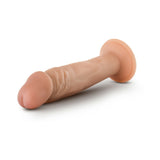 Blush Dr. Skin Plus Realistic 6 inches Triple Density Posable Dildo with Suction Cup Beige
