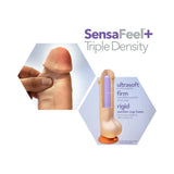 Blush Dr. Skin Plus Realistic 6 inches Triple Density Posable Dildo with Suction Cup Beige