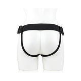 RealRock Realistic 7 inches Hollow Strap-On With Balls Black
