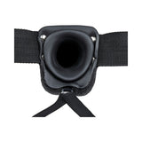 RealRock Realistic 9 inches Hollow Strap-On With Balls Black
