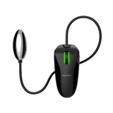 RealRock Realistic 9 inches Vibrating Hollow Strap-On With Balls Black