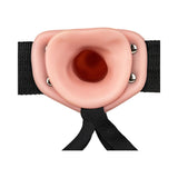 RealRock Realistic 6 inches Hollow Strap-On Beige