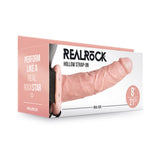 RealRock Realistic 8 inches Hollow Strap-On Beige