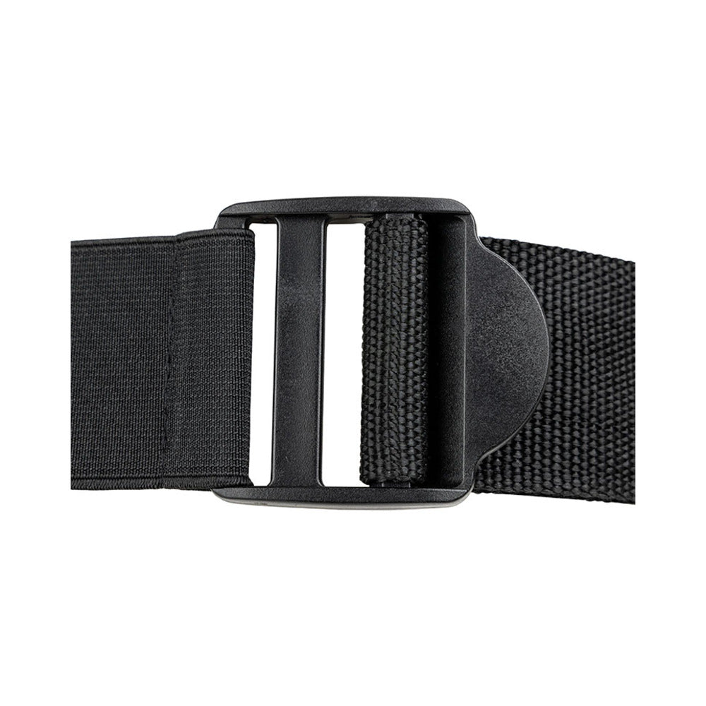 RealRock Realistic 8 inches Vibrating Hollow Strap-On Black