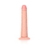 RealRock Realistic 8 inches Slim Dildo With Suction Cup Beige
