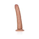 RealRock Realistic 8 inches Slim Dildo With Suction Cup Tan