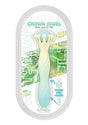 Wet Dreams Crown Jewel Scepter Vibrating Wand packaging showcasing the unique design and colors of the product.