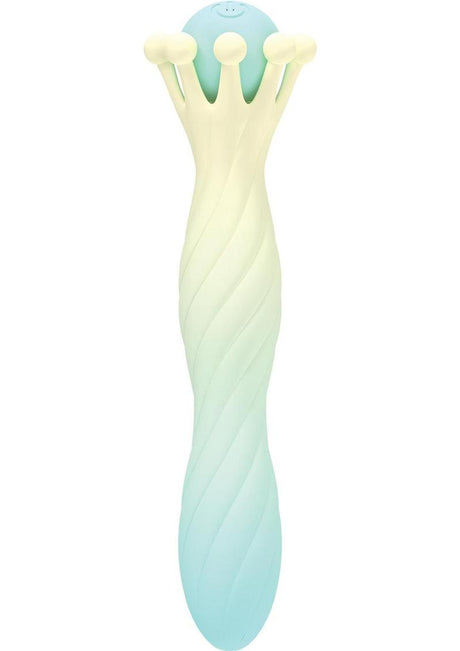 Wet Dreams Crown Jewel Scepter Vibrating Wand - sleek, compact wand massager for deep stimulation.