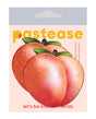 Pastease Fuzzy Sparkling Georgia Peach Nipple Pasties packaging featuring playful peach design.