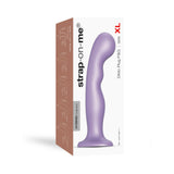 Strap-On-Me Hybrid Collection Silicone Dildo Plug P&G Metallic Lilac XL