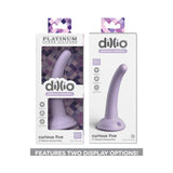 Dillio Platinum Collection Curious Five 5 inches Silicone Dildo Purple