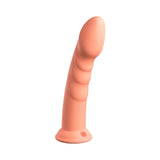 Dillio Platinum Collection Super Eight 8 inches Silicone Dildo Peach
