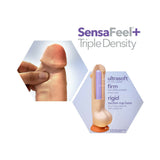Dr. Skin Plus Thick 9 inches Triple Density Posable Dildo Beige