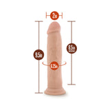 Dr. Skin Plus Thick 9 inches Triple Density Posable Dildo Beige