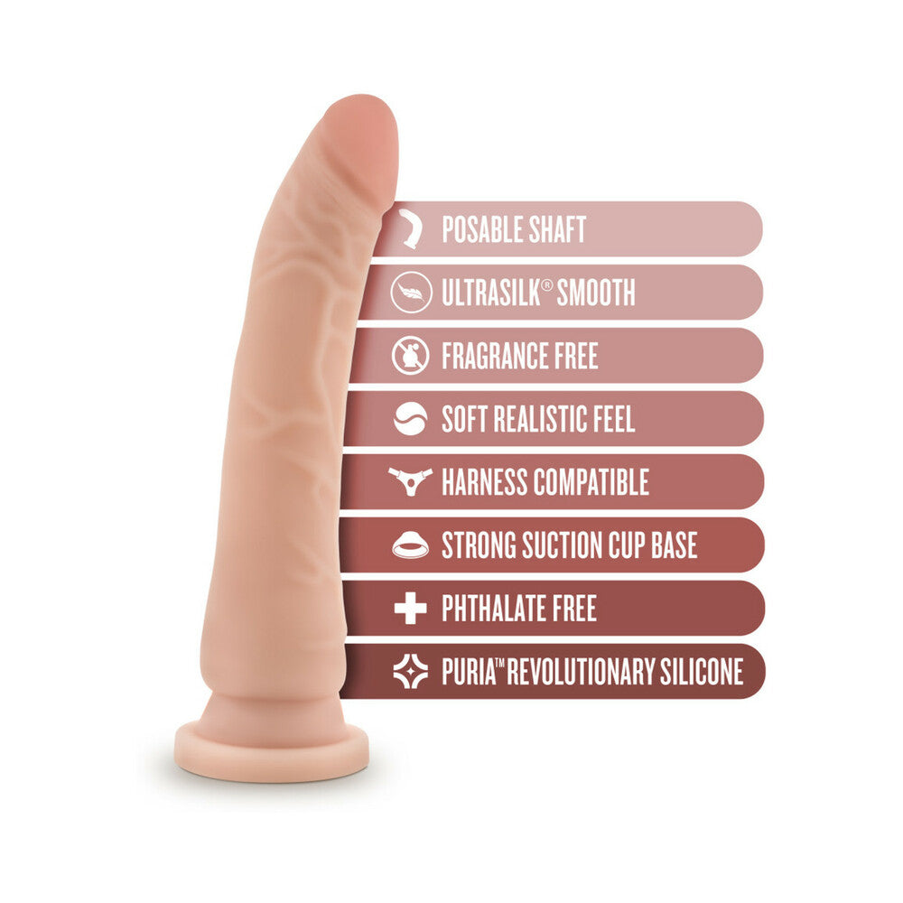 Dr. Skin Silicone Dr. Noah Realistic 8 inches Dildo Beige