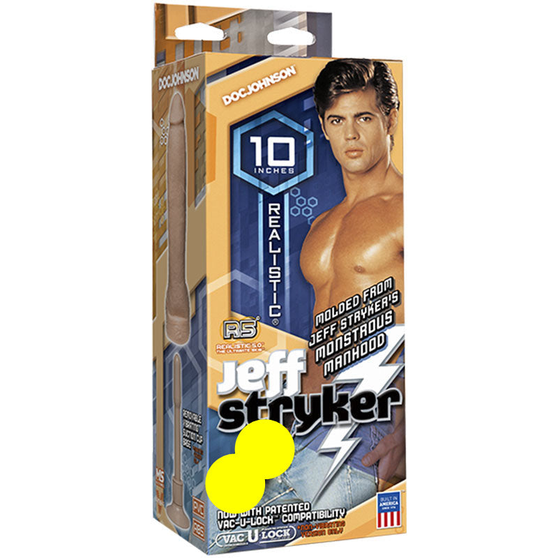 Signature Cocks Jeff Stryker Vibrating Dildo 10 inches - Vanilla