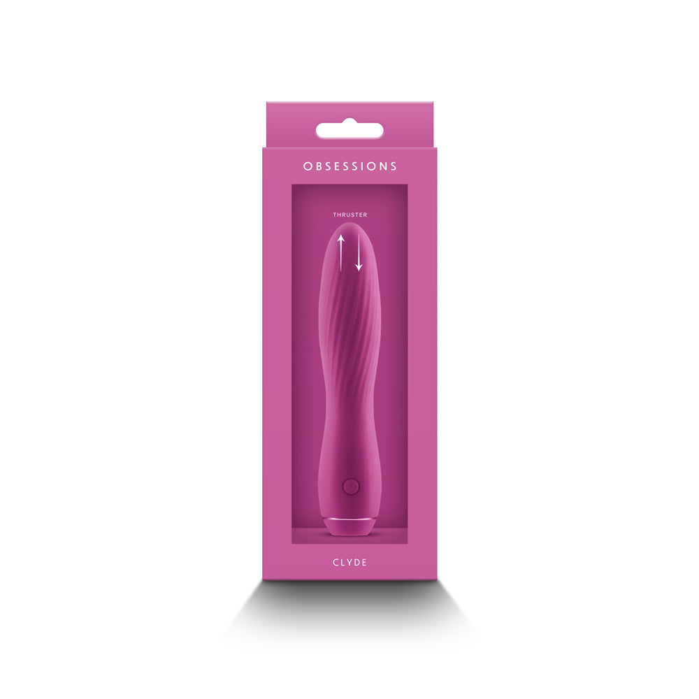Obsession Clyde Vibrator Dark Pink