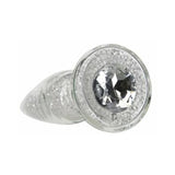 Pillow Talk Fancy Glass Anal Plug with Glitter and Gem Base